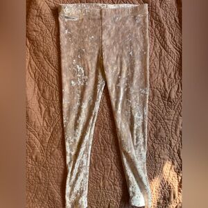 Velvet leggings